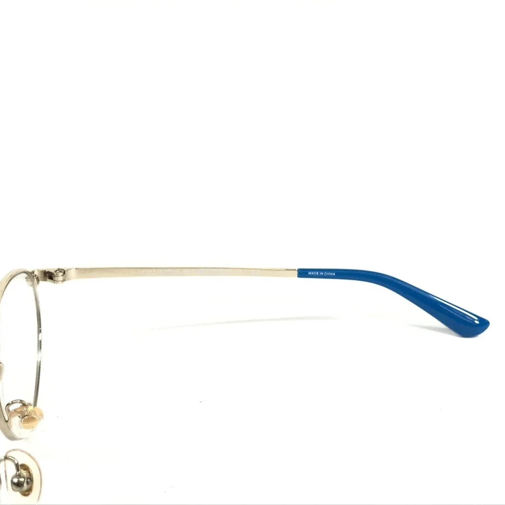 Vogue Eyeglasses Frames VO4084 848 White Gold Round Full Rim 50-20-135